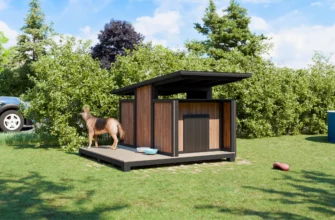 утеплённая будка для собаки